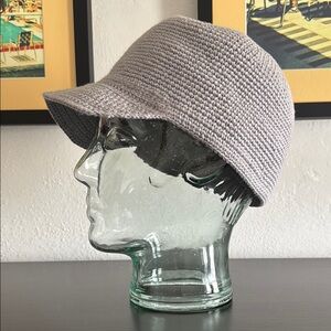 Gray Newsboy Cap